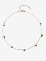 Chic Custom Pearl Necklace, French Minimalist Luxury Design, Elegant Jewelry Gift for Her